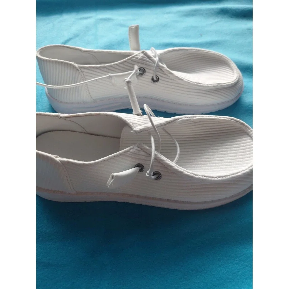 Shein Women’s Canvas Slip On Slouchy Shoes Comfortable Casual Lightweight Eu39